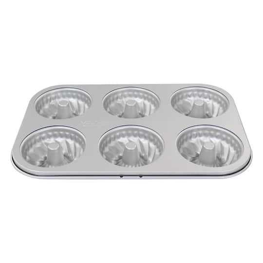 Martha Stewart 6-Cup Carbon Steel Doughnut Pan